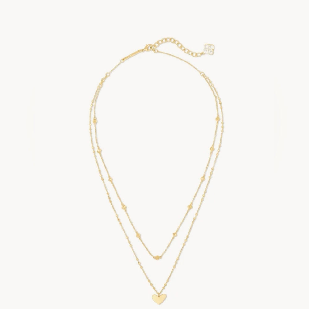 Kendra Scott Gold Heart Necklace - Picture 7 of 11